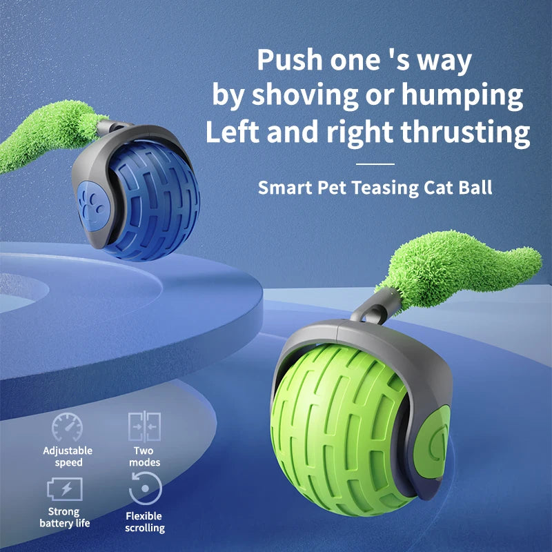 Interactive Cat Toys Ball Auto Electric Rolling Ball Toys for Cat Kitty