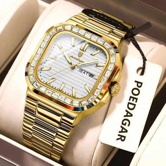 Luxury Business Men's Wristwatch  Luminous Man Watch