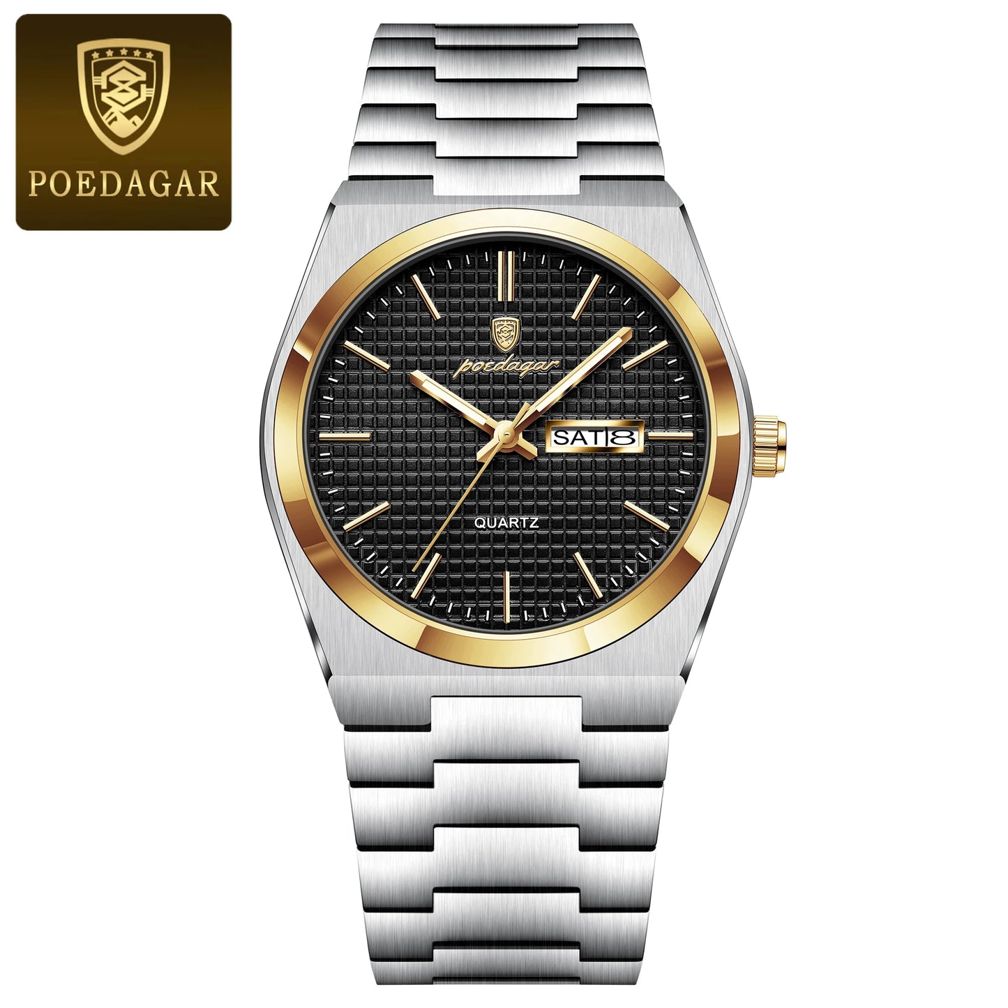 POEDAGAR Luxury Sport Man Watch Military Waterproof Luminous Date Week Men Watch