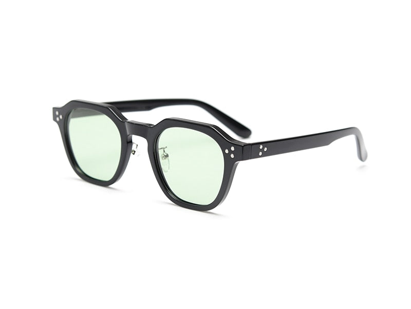 korean style retro TR90 frame polygon polarized sunglasses