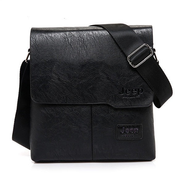 Men Leather Messenger Shoulder Bag Business Crossbody Casual Bag