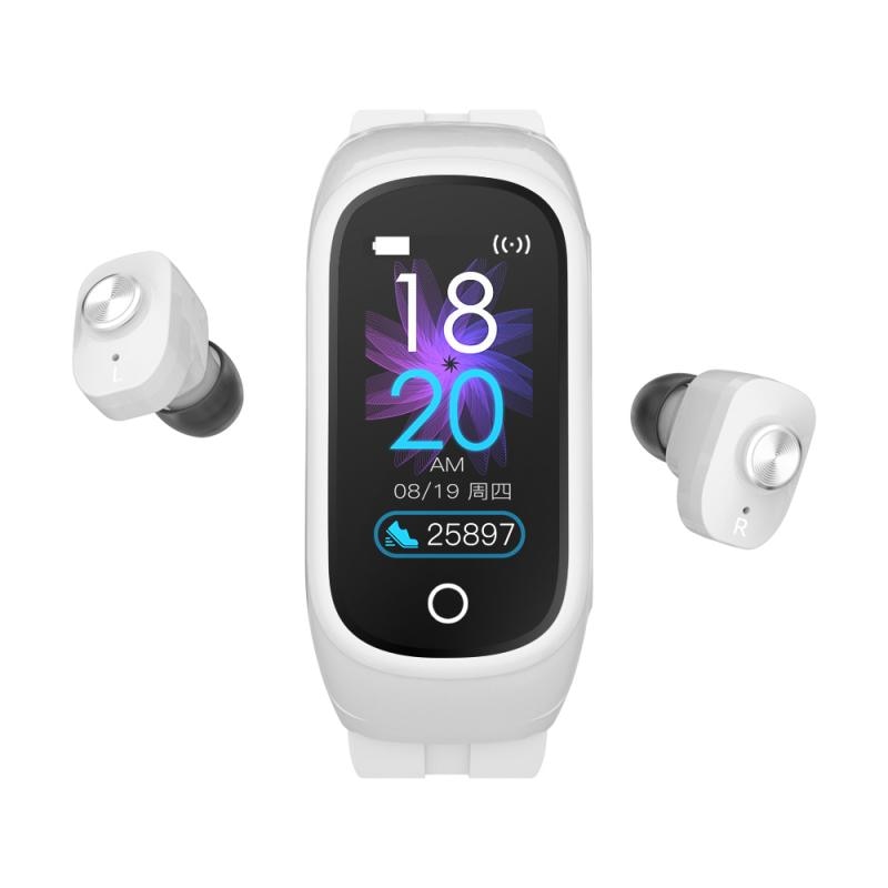2 in 1 Wireless Headset Smart Watch Men Women  Sports Smart watch