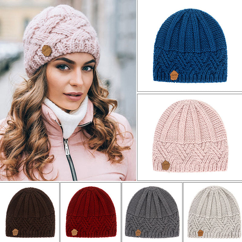Autumn Winter Women Hat Wool Knitted Beanie Girl Hats