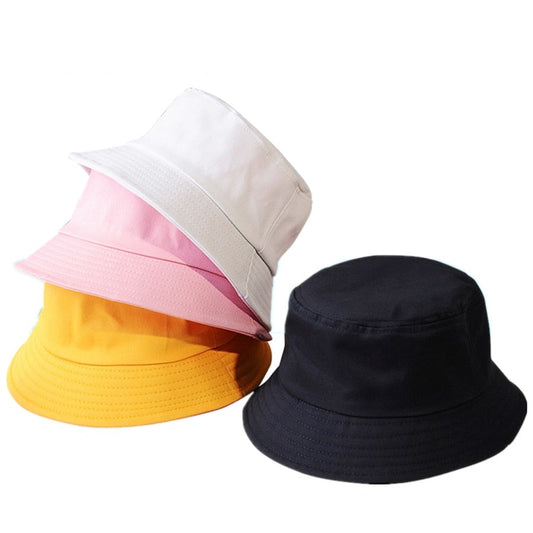 Unisex Cotton Bucket Hats  Summer Sunscreen Panama  Outdoor Fisherman Hat