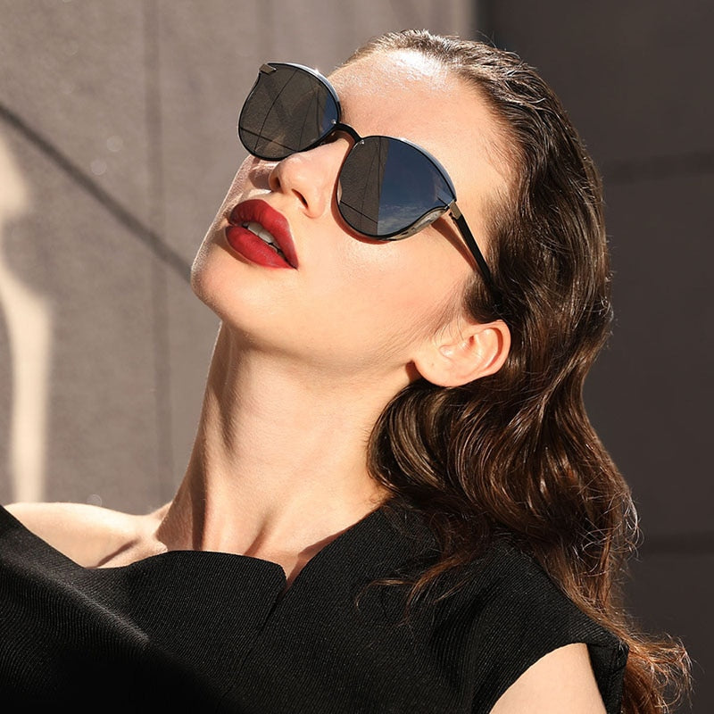 Fashion  Round  Ladies Polarized Women Sunglasses