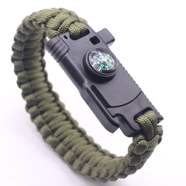 Multi-function Survival Outdoor Camping Rescue Emergency Rope Bracelet