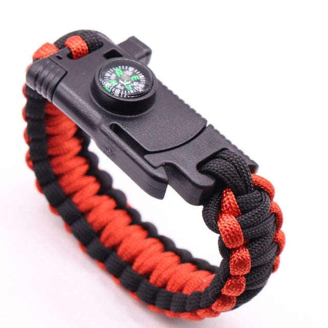 Multi-function Survival Outdoor Camping Rescue Emergency Rope Bracelet