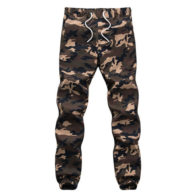 Cotton Men Jogger Pencil Harem Pants Camouflage Military Pants