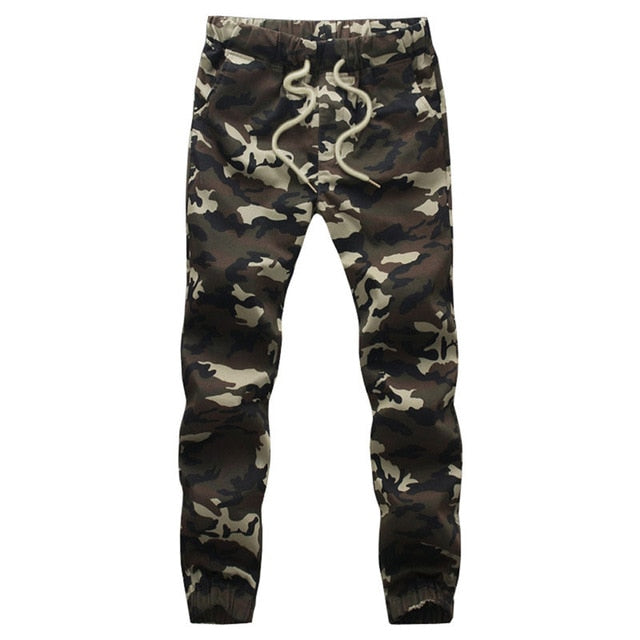 Cotton Men Jogger Pencil Harem Pants Camouflage Military Pants