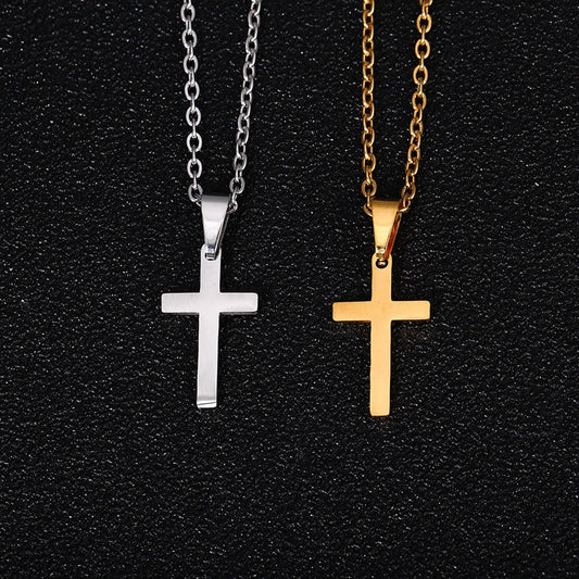 Hot Small size Christian Jesus Cross  Pendant Women Necklace