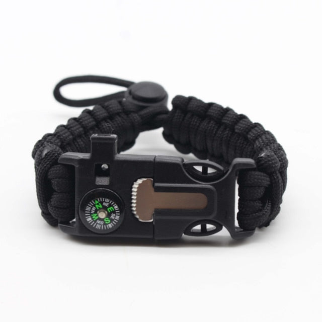 Multi-function Survival Outdoor Camping Rescue Emergency Rope Bracelet