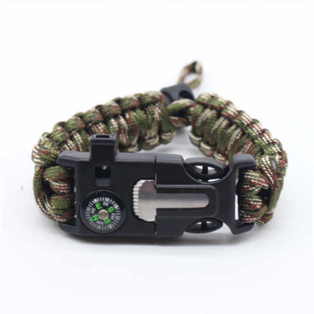 Multi-function Survival Outdoor Camping Rescue Emergency Rope Bracelet