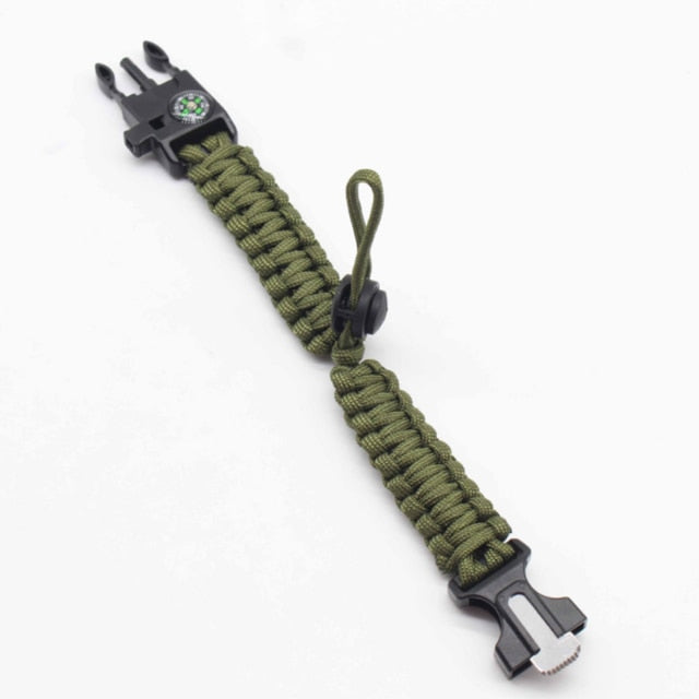 Multi-function Survival Outdoor Camping Rescue Emergency Rope Bracelet