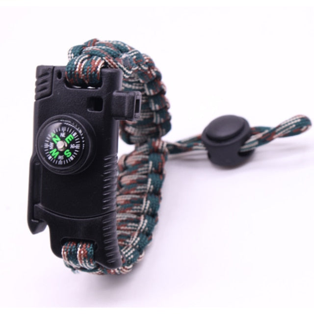 Multi-function Survival Outdoor Camping Rescue Emergency Rope Bracelet