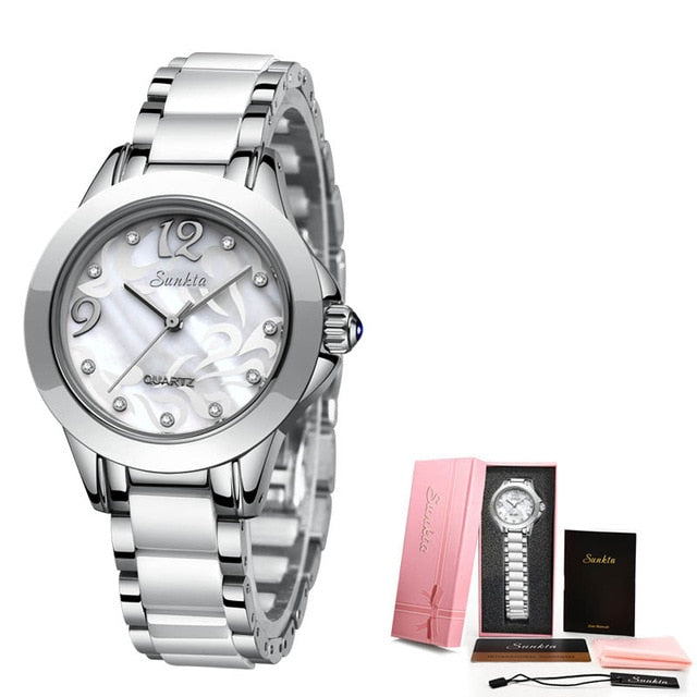 Rose Gold Women Quartz Ladies Top Brand Luxury Female  Girl Watch