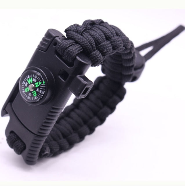 Multi-function Survival Outdoor Camping Rescue Emergency Rope Bracelet