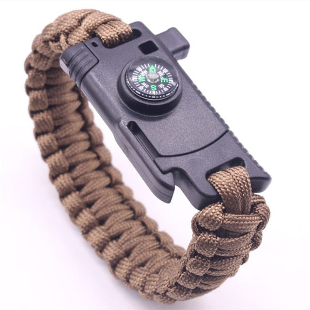 Multi-function Survival Outdoor Camping Rescue Emergency Rope Bracelet