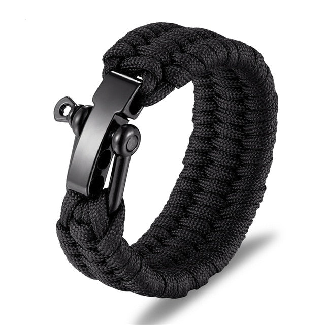 Multi-function Survival Outdoor Camping Rescue Emergency Rope Bracelet