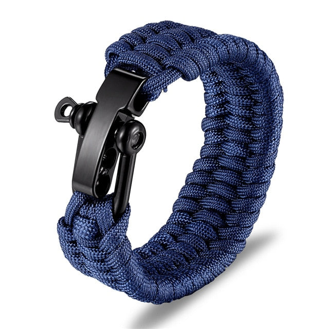 Multi-function Survival Outdoor Camping Rescue Emergency Rope Bracelet