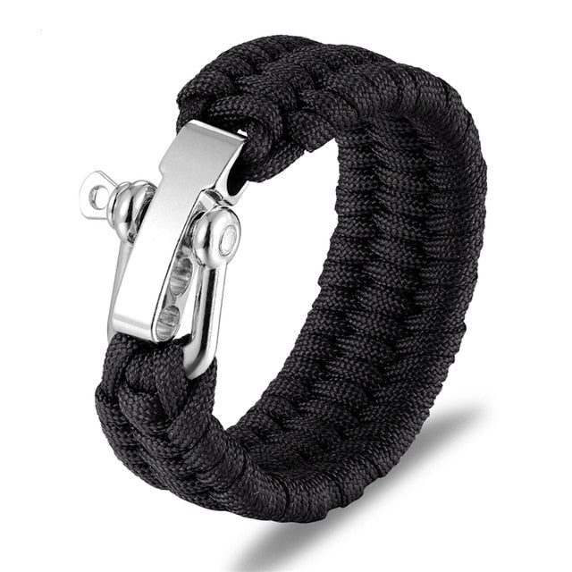 Multi-function Survival Outdoor Camping Rescue Emergency Rope Bracelet