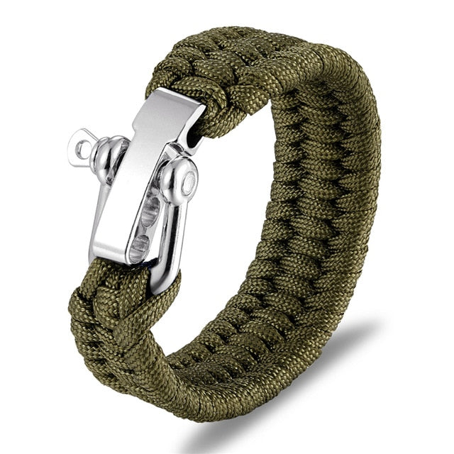 Multi-function Survival Outdoor Camping Rescue Emergency Rope Bracelet