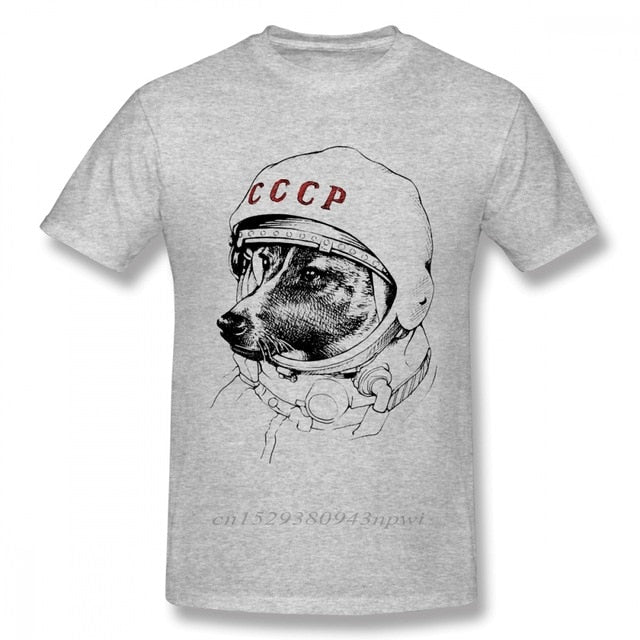 CCCP  Laika Space Traveler USSR Soviet Union T-Shirt