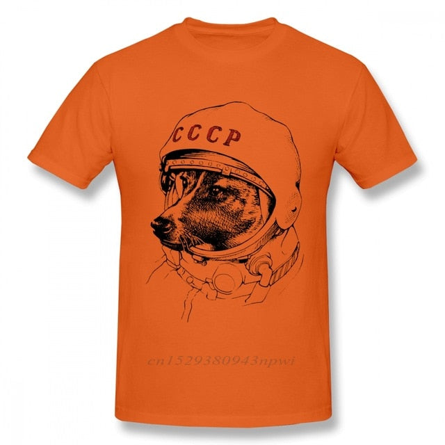 CCCP  Laika Space Traveler USSR Soviet Union T-Shirt
