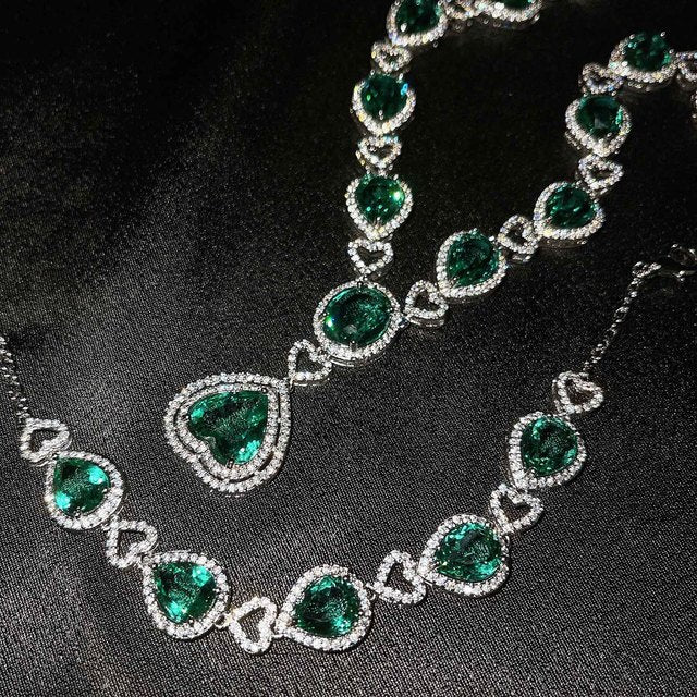 Titanic Heart of Ocean Bracelets Necklaces for Women Jewelry Sets