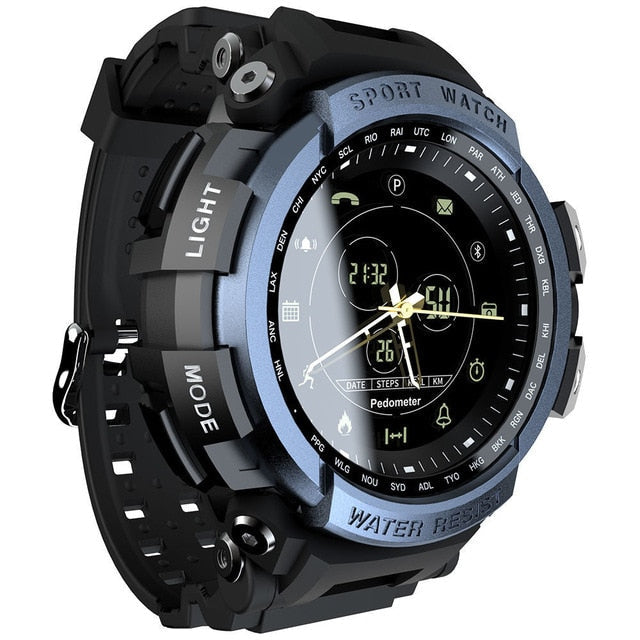 Sports 50m Waterproof Bluetooth men Smart Watch For ios and Android